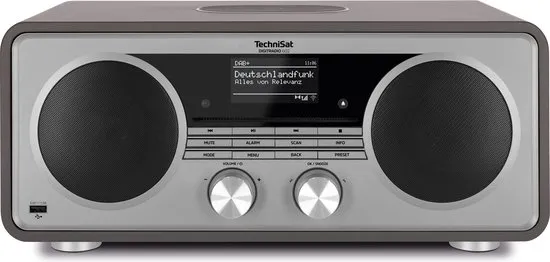 TechniSat DIGITRADIO 602 internetradio met DAB+ - antraciet/zilver