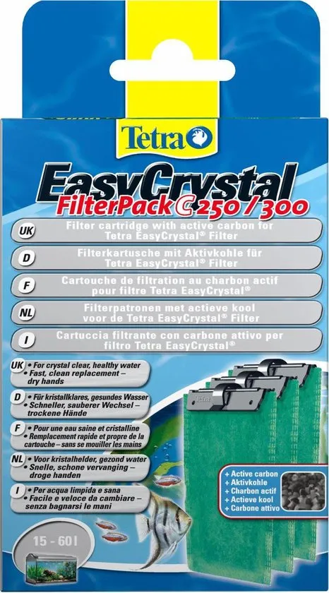 Tetra EasyCrystal Filter Pack C250/C300 - Filtercartridge - Aquariumfilter