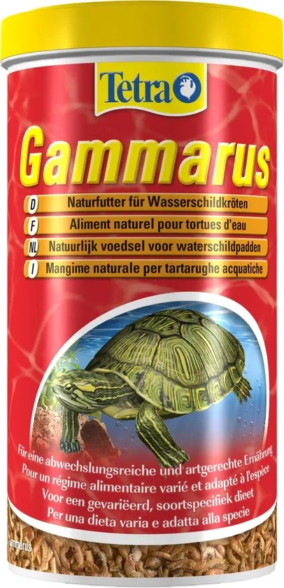 Tetra Gammarus Schildpadvoer - Waterschildpad - 1 ltr