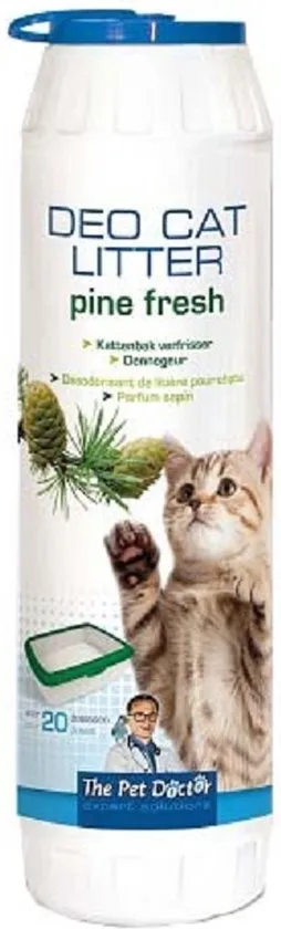 The Pet Doctor - Deo Cat Litter Pine Fresh - Kattenbak verfrisser - Kattenbak verfrisser - 750 g