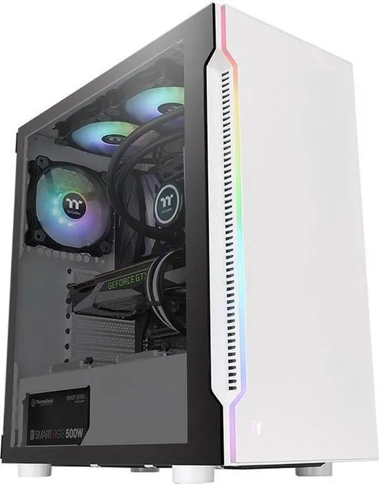 Thermaltake H200 TG Snow RGB - Tower - ATX - ohne Netzteil (CA-1M3-00M6WN-00)