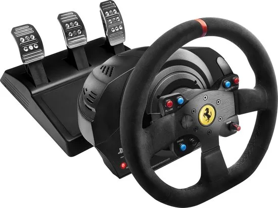 Thrustmaster T300 Ferrari Integral Racestuur - Alcantara Edition - PS4 + PS3 + Windows