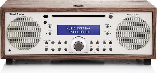 Tivoli Audio -  MusicSystem+ - Alles-in-een-Hifi-systeem - Beige/Walnoot