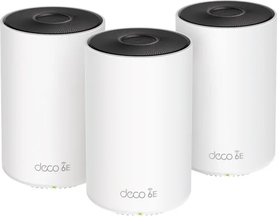 TP-Link Deco XE75 - Mesh WiFi - Tri-band - Wifi 6E - 5400Mbps - 3-pack