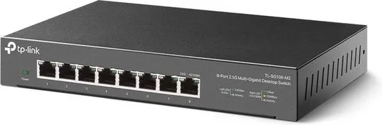 TP-LINK TL-SG108-M2 netwerk-switch Zwart