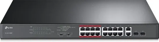 TP-Link TL-SL1218MP - Unmanaged Switch - 16 poorten