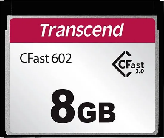 Transcend TS8GCFX602 CFast-kaart 8 GB