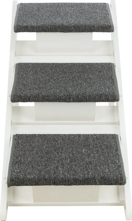 Trixie Loopplank Met Uitklapbare Treden Mdf Wit - 44X106X46 CM