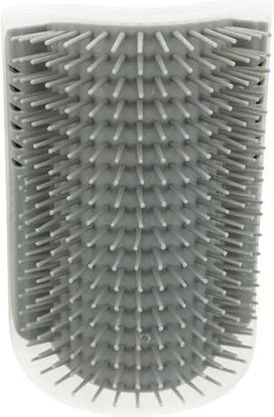 Trixie massageborstel muur hoek grijs 8x13 cm