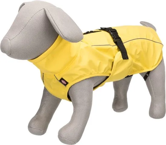 Trixie regenjas hond vimy geel rug 35 cm buik 34-46 cm