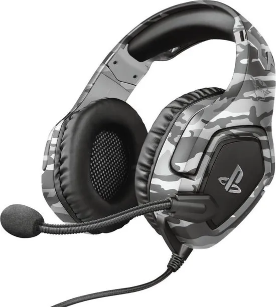 Trust GXT 488-G Forze - PS4 Official Licensed Gaming Headset - Camo Grijs