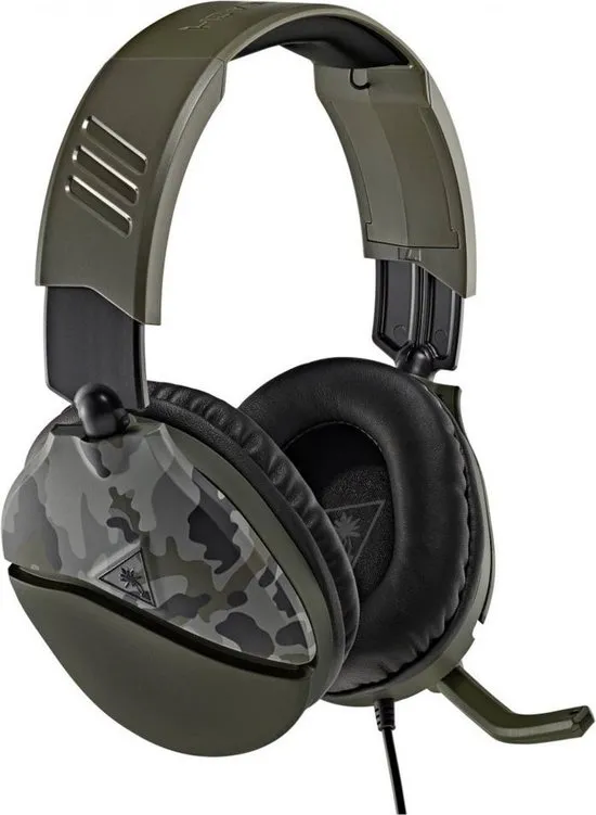 Turtle Beach recon 70 camo groen over-ear stereo gaming-headset