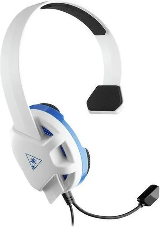 Turtle Beach Recon Chat Headset - Wit Blauw - PS4 & PS5