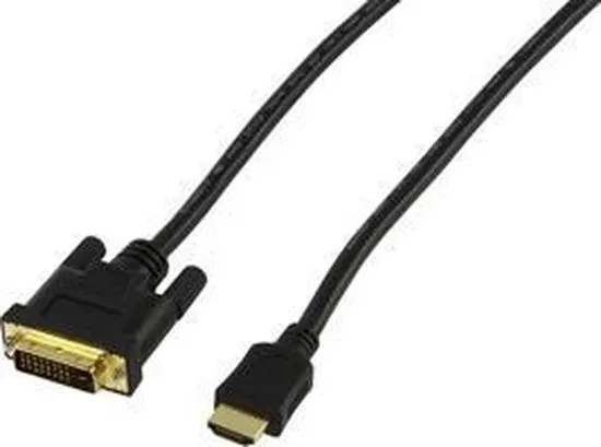 Valueline - DVI - HDMI Beeldscherm Kabel - zwart - 10 meter