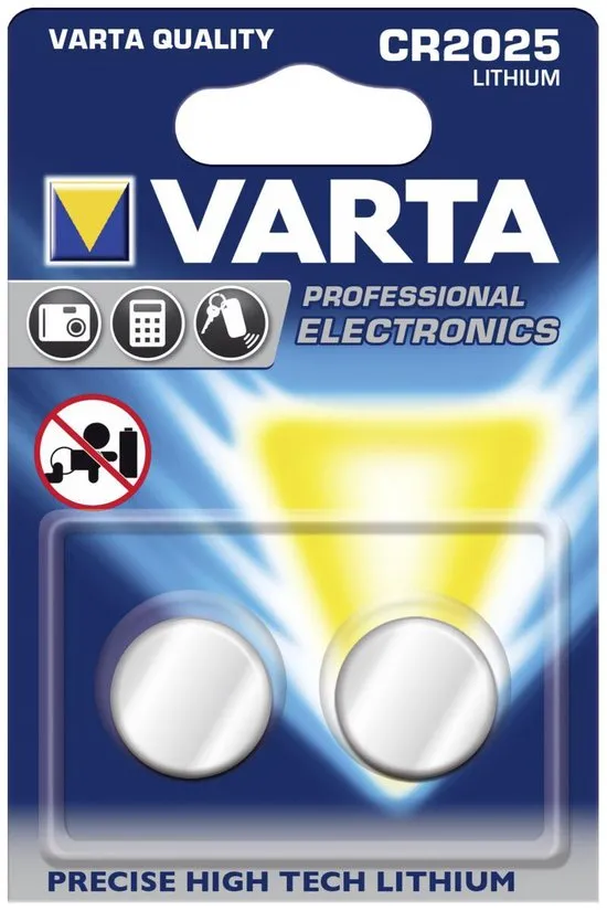 Varta 2x CR2025 Lithium 3V