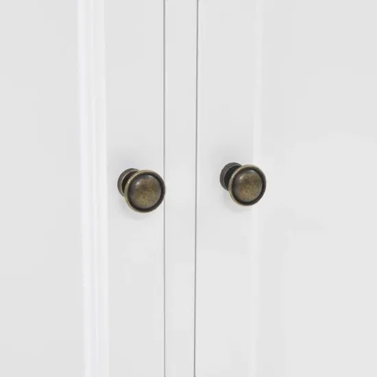 vidaXL Buffetkast met 4 deuren 80x40x180 cm MDF en grenenhout