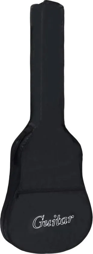 vidaXL Gitaartas voor 1/2 klassieke gitaar 95x36,5 cm stof zwart