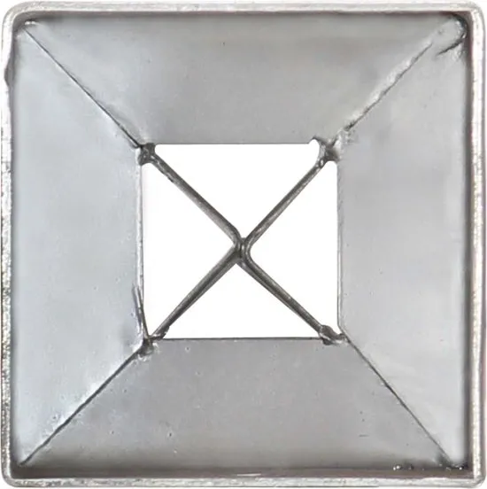 vidaXL Grondpinnen 12 st 7x7x90 cm gegalvaniseerd staal zilverkleurig  VDXL_145406