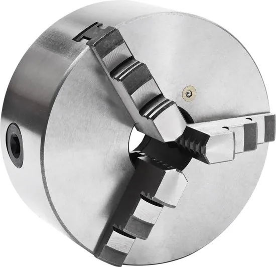 vidaXL Klauwplaat met 3 bekken zelfcentrerend 160 mm staal