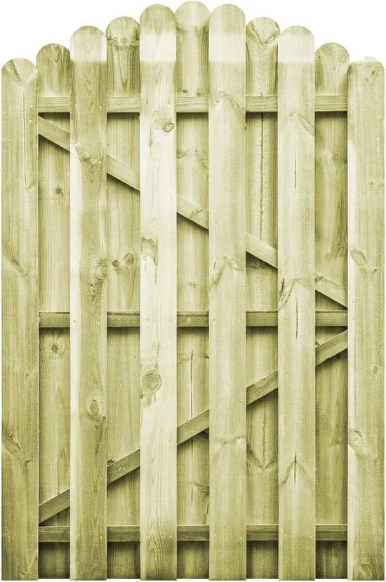 vidaXL Poort 100x150 cm FSC geïmpregneerd grenenhout