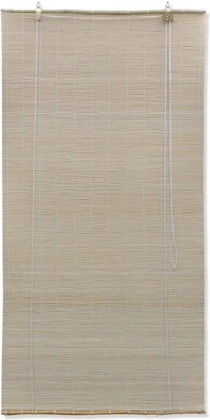 vidaXL Rolgordijn Bamboe 100 x 160 cm (Naturel)