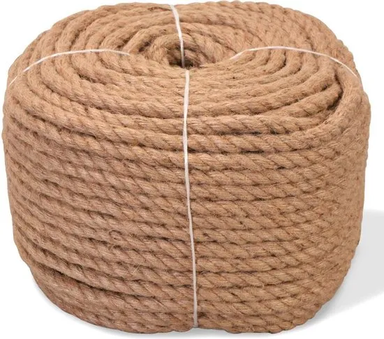 vidaXL Touw 100% jute 8 mm 500 m