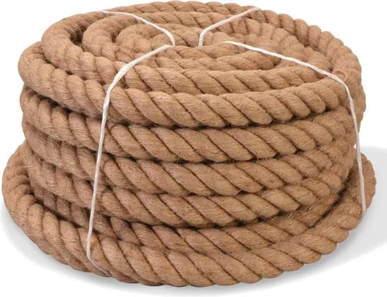 vidaXL Touw 14 mm 250 m 100% jute