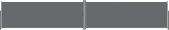 vidaXL Tuinscherm uittrekbaar 180x1000 cm antracietkleurig