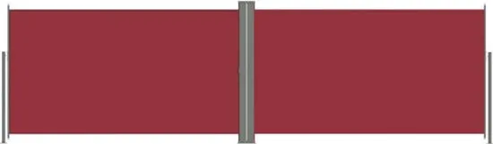 vidaXL Tuinscherm uittrekbaar 180x600 cm rood