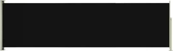 vidaXL Tuinscherm uittrekbaar 180x600 cm zwart