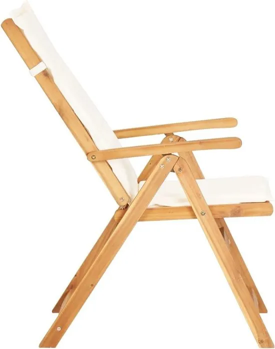 vidaXL Tuinstoelen 2 st verstelbaar massief acaciahout bruin  VDXL_45937