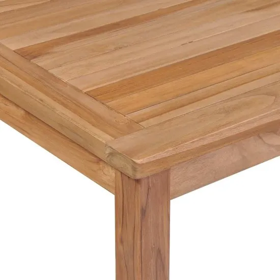 vidaXL Tuintafel 200x100x77 cm massief teakhout  VDXL_44998