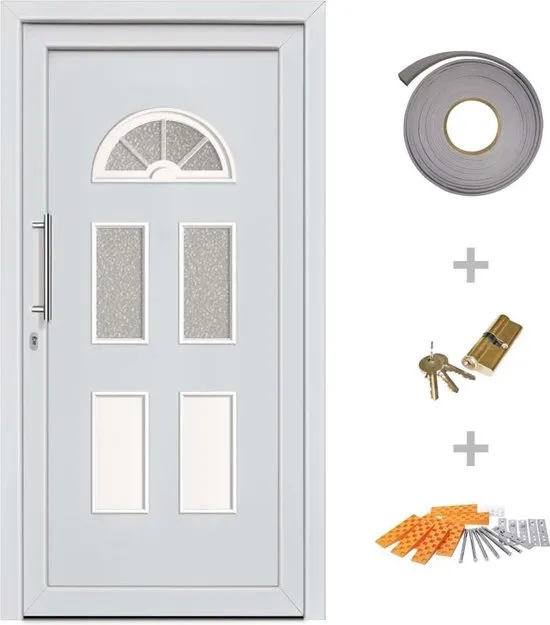 vidaXL Voordeur 98x198 cm wit