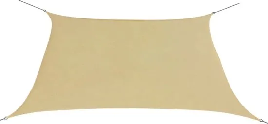 vidaXL Zonnescherm oxfordtextiel vierkant 2x2 m beige
