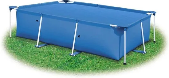 vidaXL Zwembadhoes rechthoekig 800x500 cm PE blauw