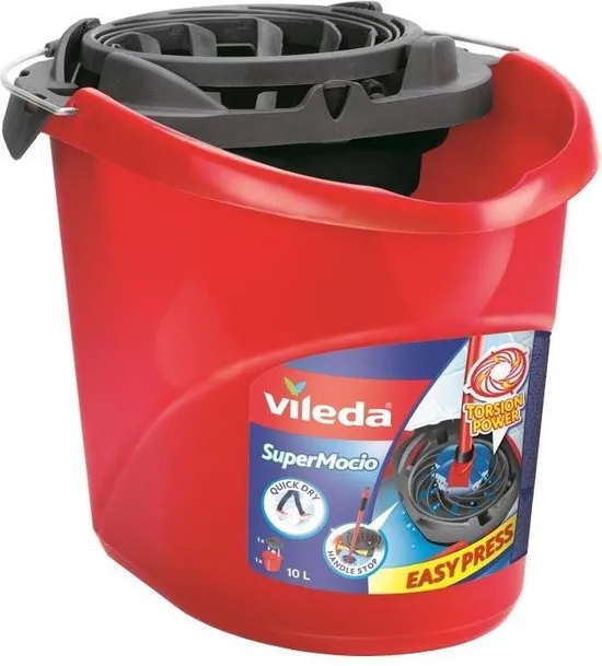 Vileda SuperMocio mop bucket with PowerPress