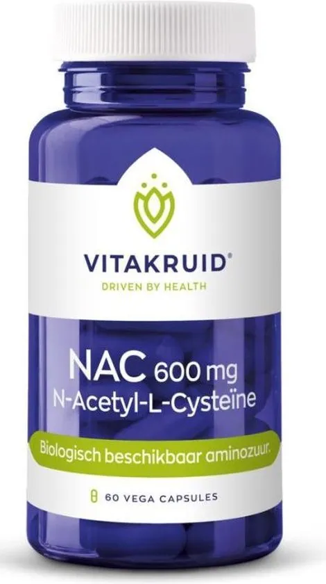 Vitakruid / NAC 600mg n-acetyl-l-cysteine - 60 vcaps