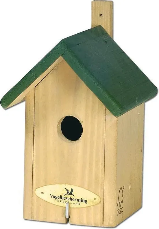 Vogelbescherming Nestkast Little Rock - Groen - 22 x 12 x 22 cm