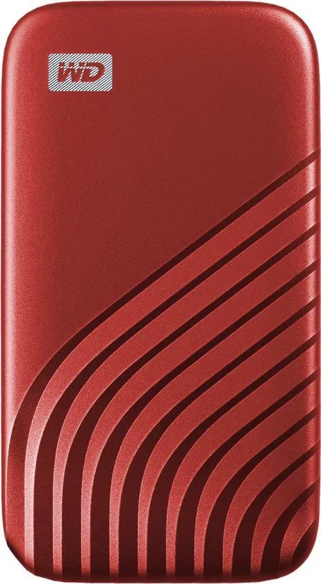 WD My Passport - Externe SSD - 1TB / Red