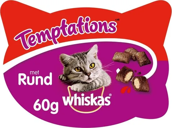 Whiskas Temptations - Rundvlees