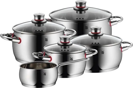 WMF Quality One Pannenset - 5-delig - RVS