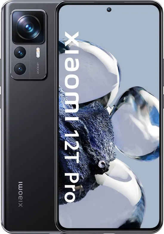 Xiaomi 12T Pro - 8GB + 256GB - Zwart