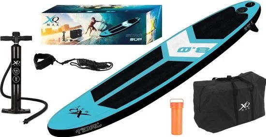 XQ Max Surf SUP 245 cm blauw en zwart
