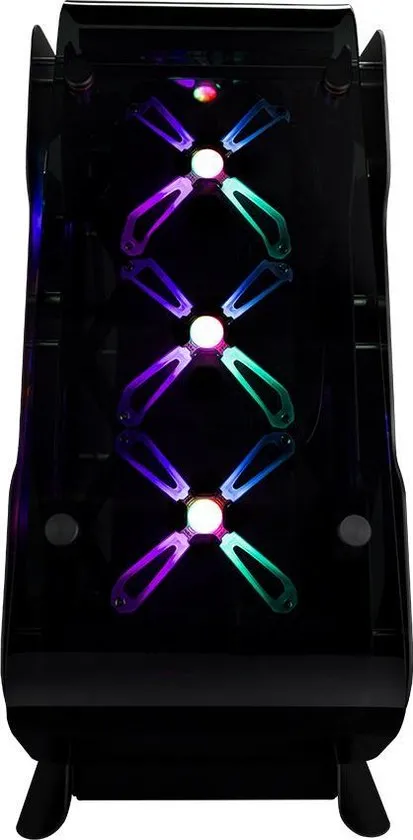 Zalman Z-Machine 500, Open frame Case (ATX Mid Tower) / - 2mm of Full anodized Aluminum chassis / - 5mm of Curved Tempered Glass on front, top and flat glass on left & right side / - 4 x 120mm RGB fans included (SF120) / - Z-SYNC included