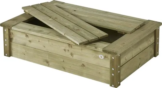 Zandbak 80x120 cm met deksel