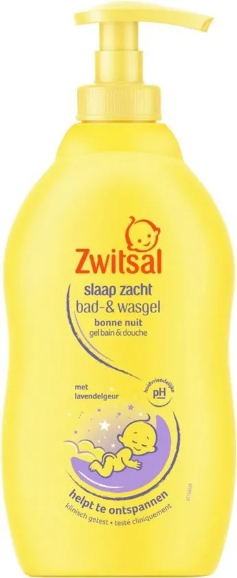 Zwitsal Slaap Zacht Lavendel Bad- & Wasgel - 400 ml - Baby