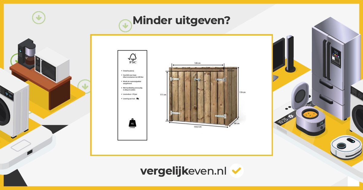 Containerombouw Walter - Kliko Ombouw Dubbel - Containerberging ...