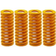 4 x Bedveren - 3D bed veren - Printer onderdelen - Printbed leveling - Yellow bed springs - 8 x 20 mm - 4 stuks