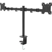 Alora dubbele monitorarm 13-27 inch - Monitorbeugel 2 schermen - Muurbeugel - Monitorbeugels - Muurbeugel monitor