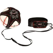 Avento Voetbalvaardigheidstrainer - Zwart/Zilvergrijs/Rood/Wit